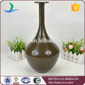 Chinês, estilo, marrom, cerâmico, flor, vaso, decoração